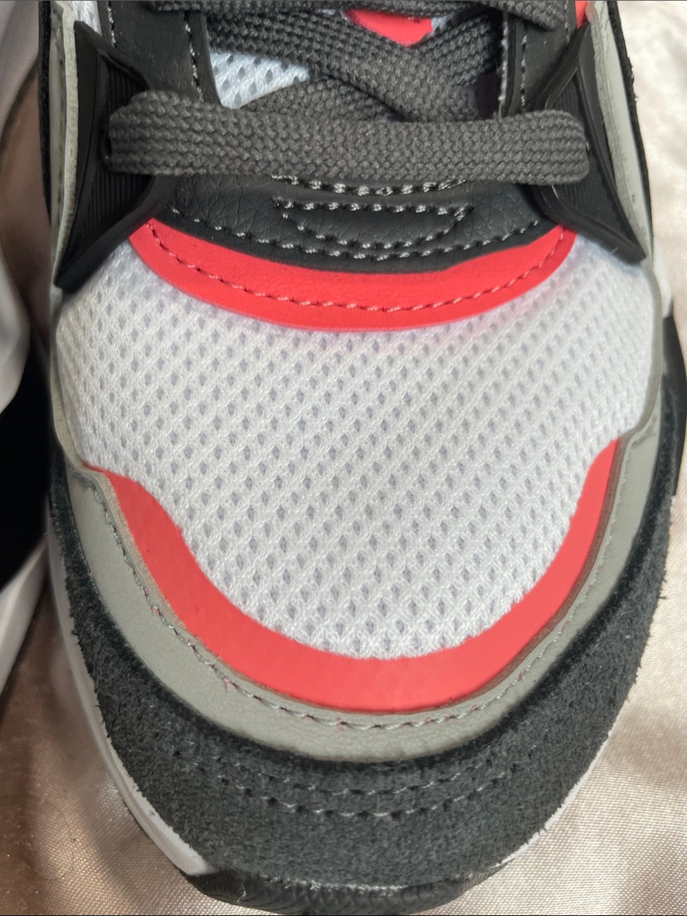 Puma Men's Athletic Shoes in White, Black, Red, Gray - Picture 4 of 6